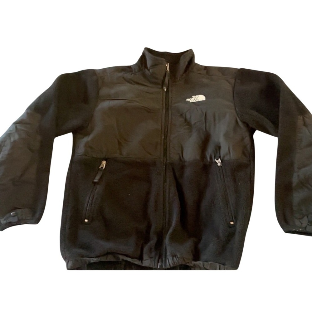 The North Face Fleece Jacket Black Zip Up Winter Warm